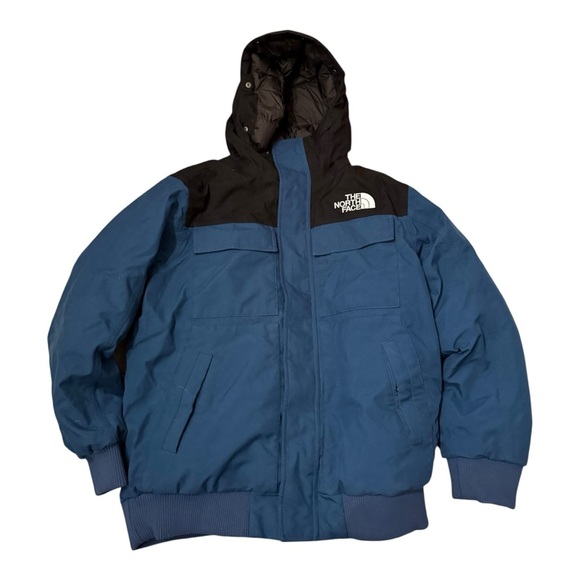 The North Face Men’s Gotham III Waterproof Jacket Wingtip Blue/TNF Black Sz L - Picture 2 of 7